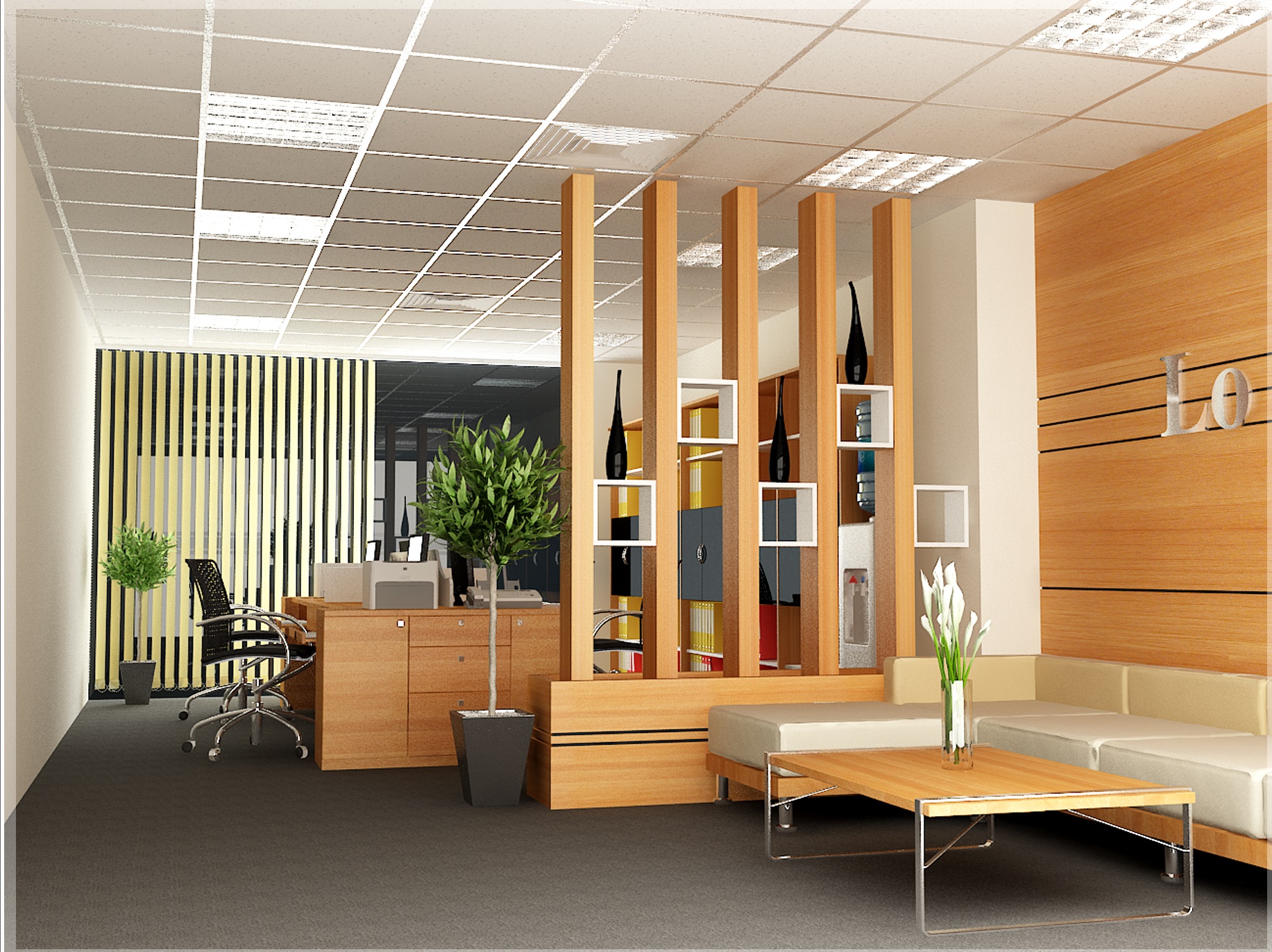 Thiết kế nội thất văn phòng đẹp sự khác biệt tạo nên thành công của bạn
